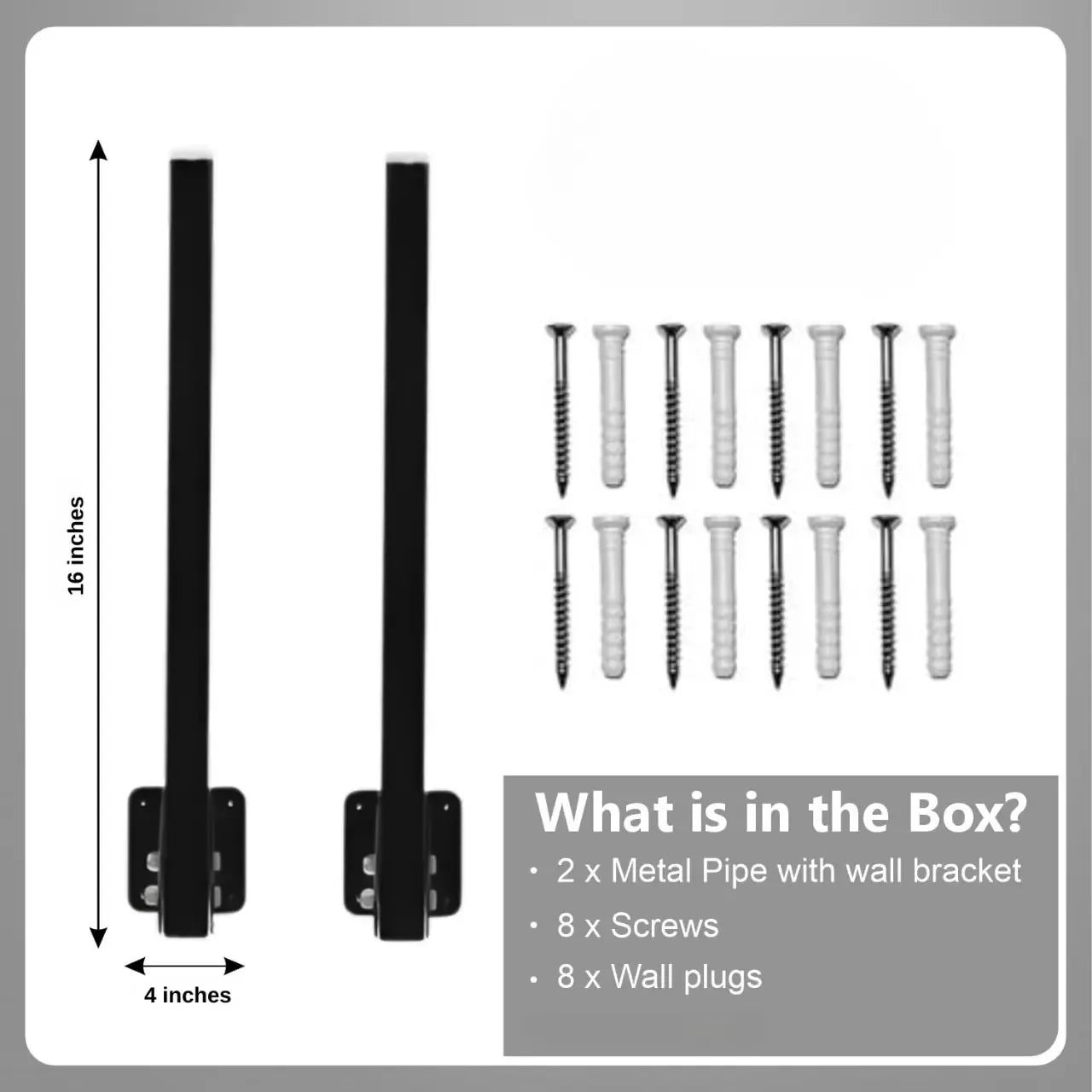 Heavy Duty Wall Mounted Foldable Clothes Drying Stand