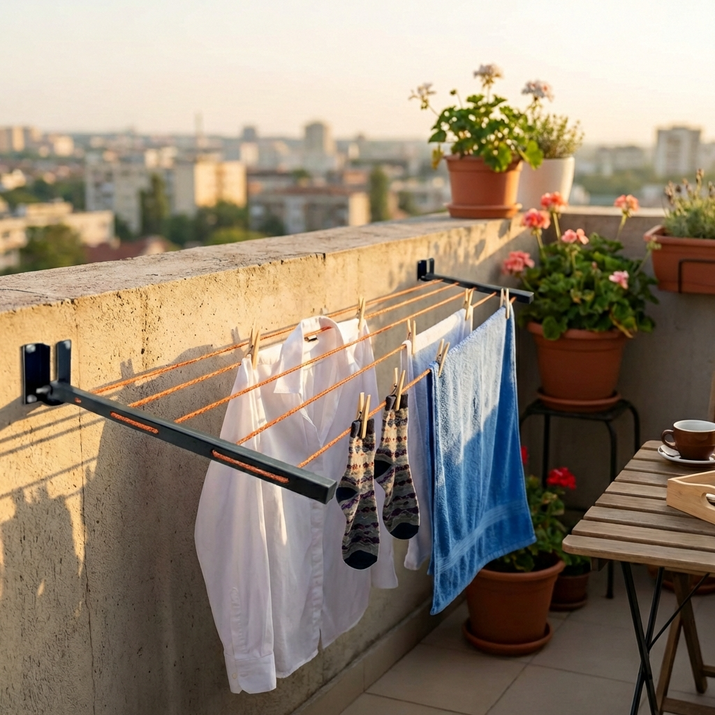 Heavy Duty Wall Mounted Foldable Clothes Drying Stand