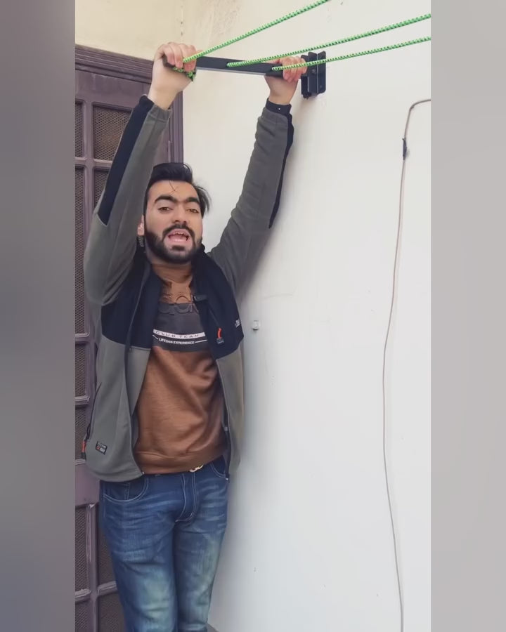 Heavy Duty Wall Mounted Foldable Clothes Drying Stand